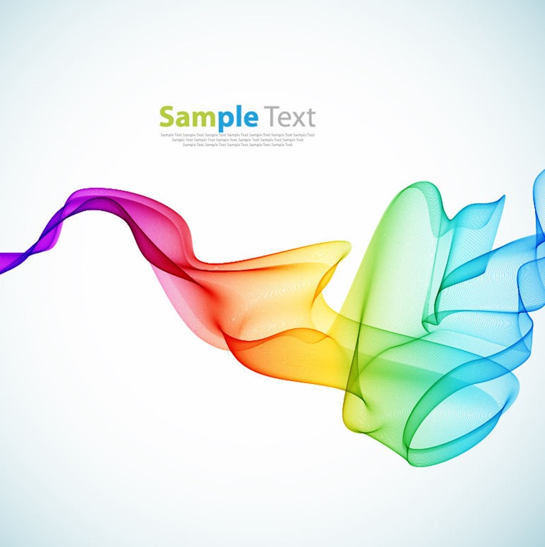 Abstract Colorful Smoke Background Vector Art | Free Vector ...
