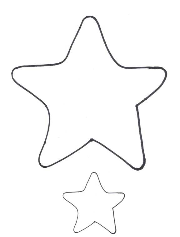 Big Star Template Printable - ClipArt Best