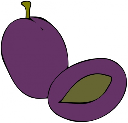 Plum Fruit Food clip art - Download free Other vectors