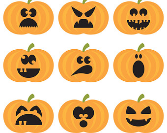 Popular items for pumpkins clipart on Etsy