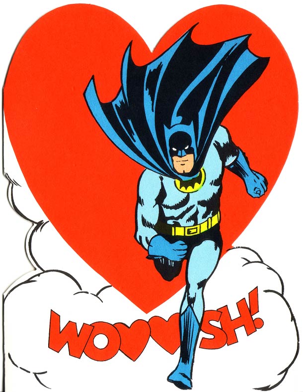 Les cartes de St-Valentin Marvel et Batman des années 70 | Ufunk.