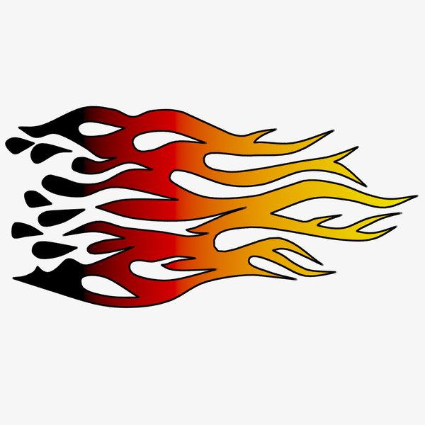Flames 3D Model Made with 123D Clip Art
