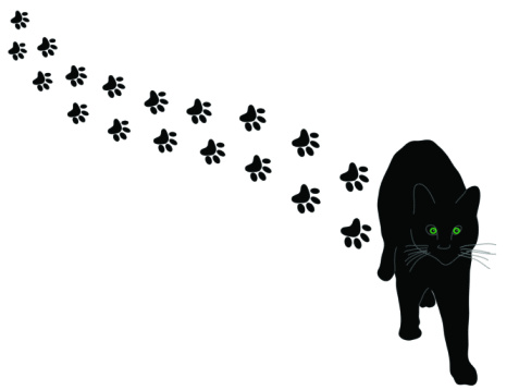 Pix For > Dog And Cat Paw Print Clip Art