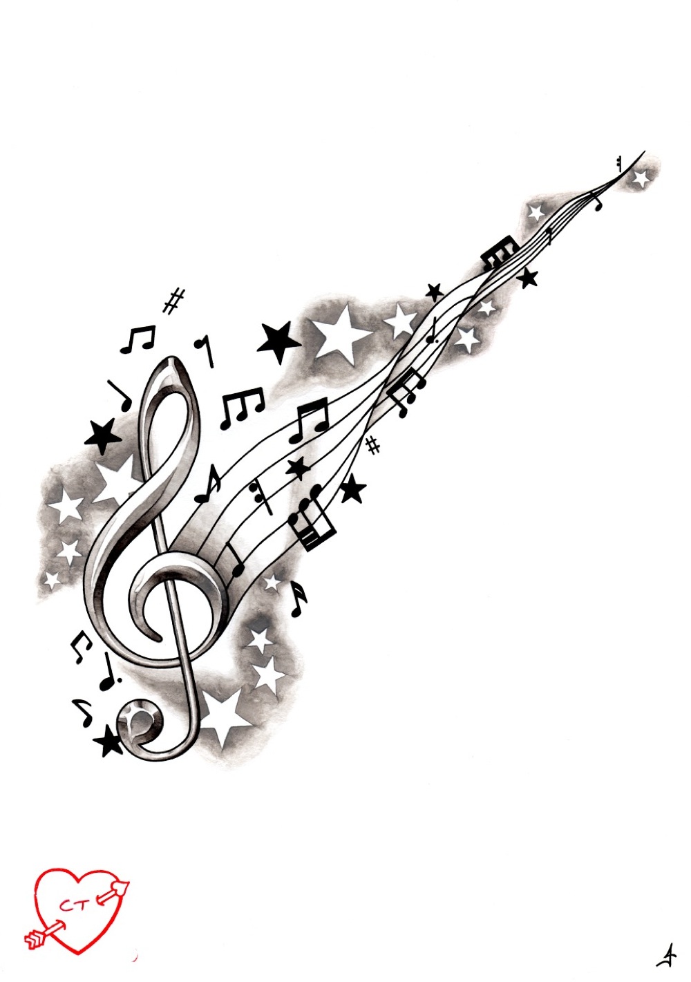 music tattoo clip art - photo #36