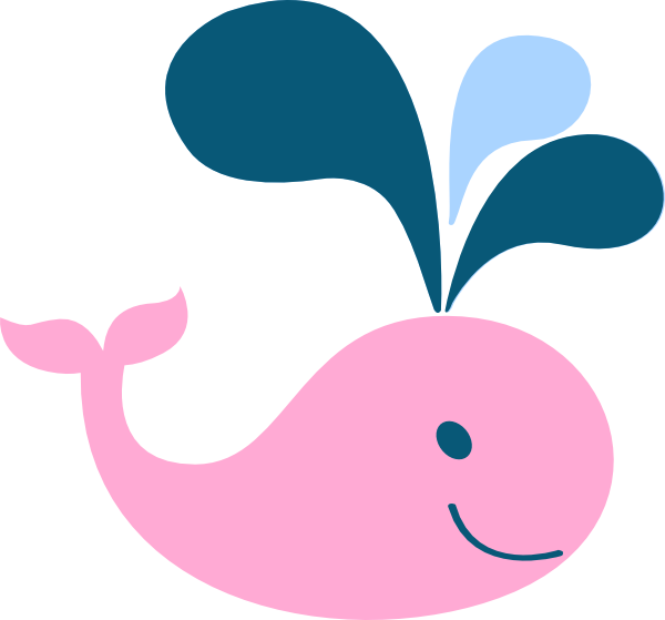 Pink Whale Clip Art at Clker.com - vector clip art online, royalty ...