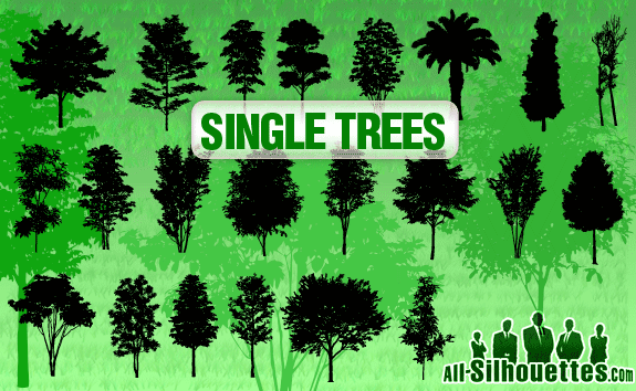 Vector Trees - All-Silhouettes
