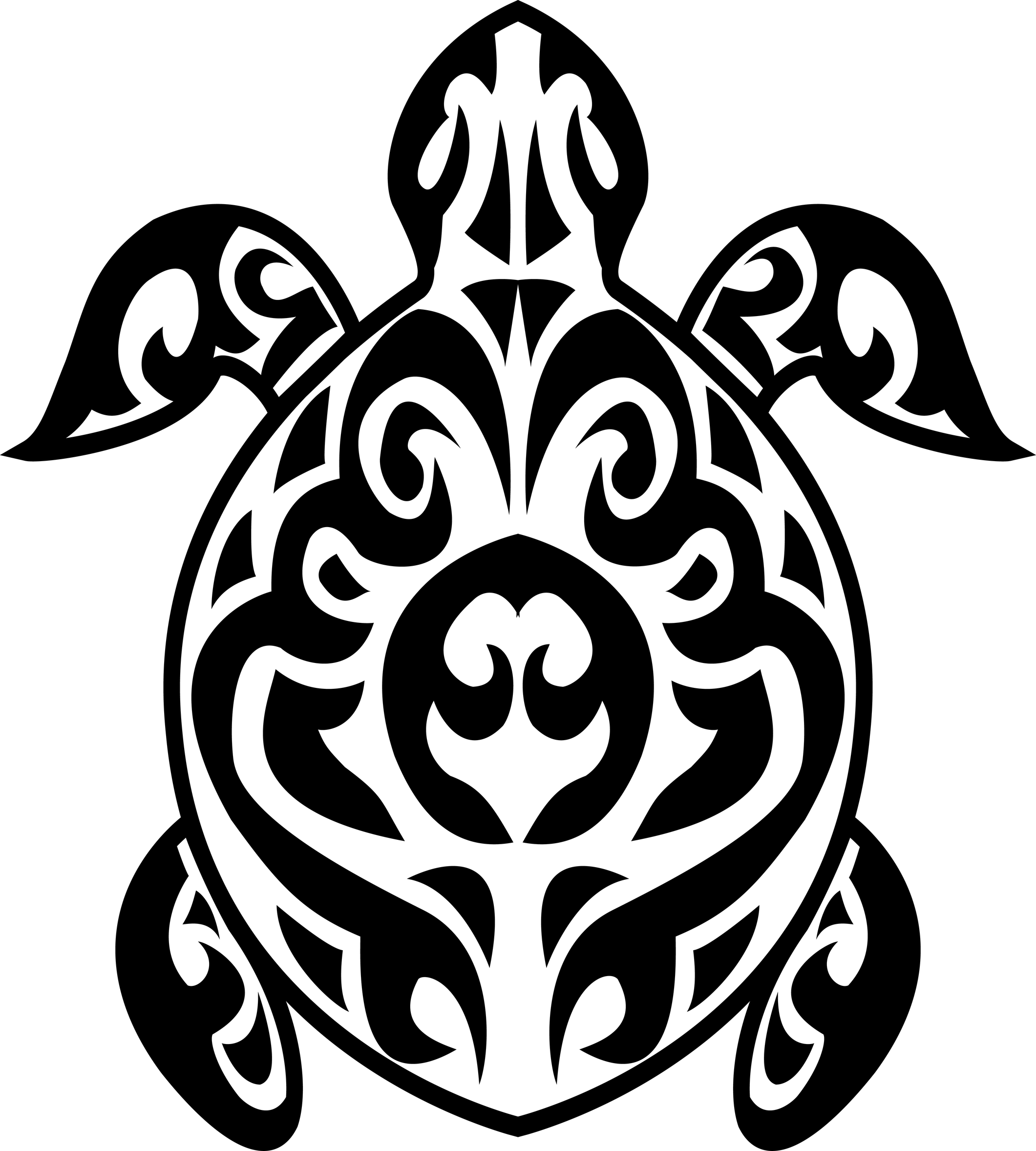 Turtle tribal designs | Clipart Panda - Free Clipart Images