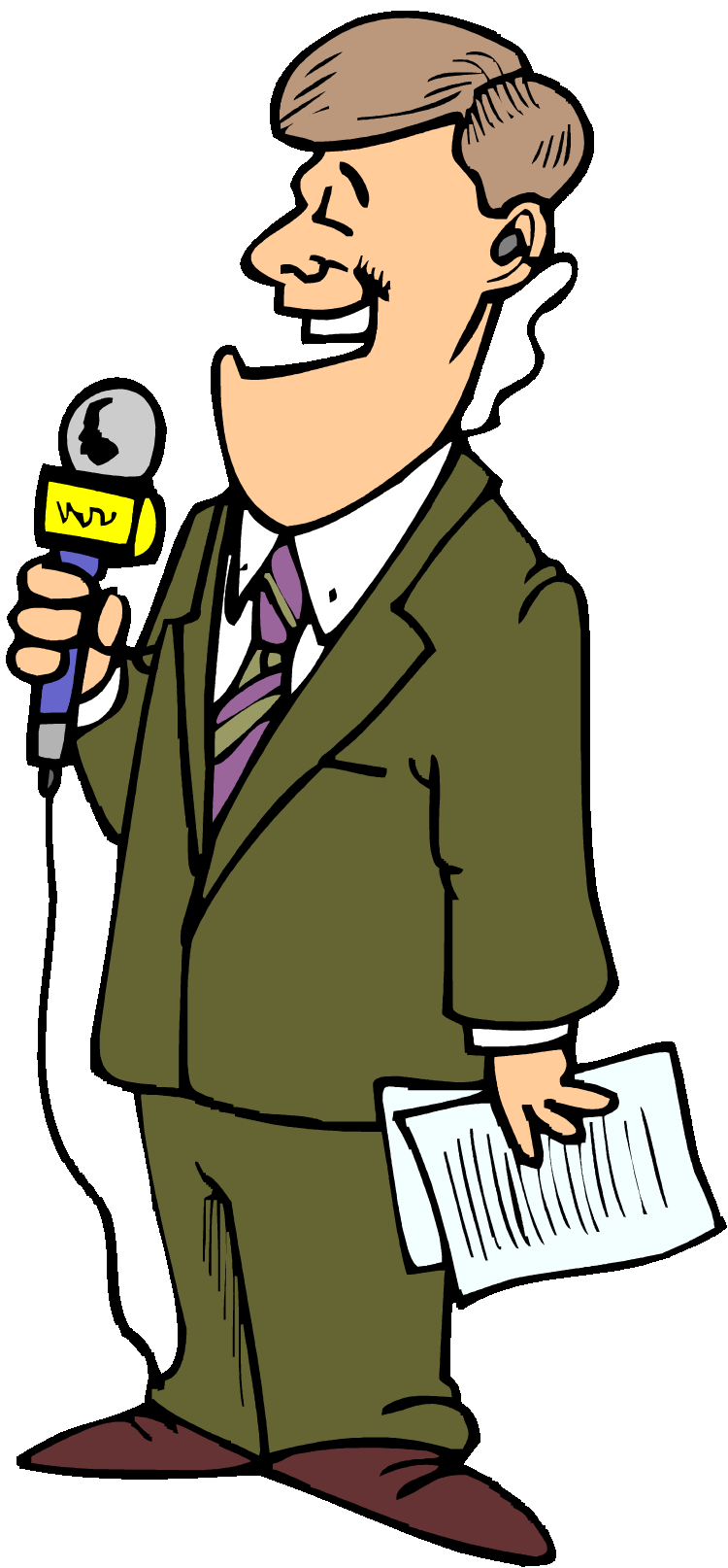 News Anchor Clipart - Gallery
