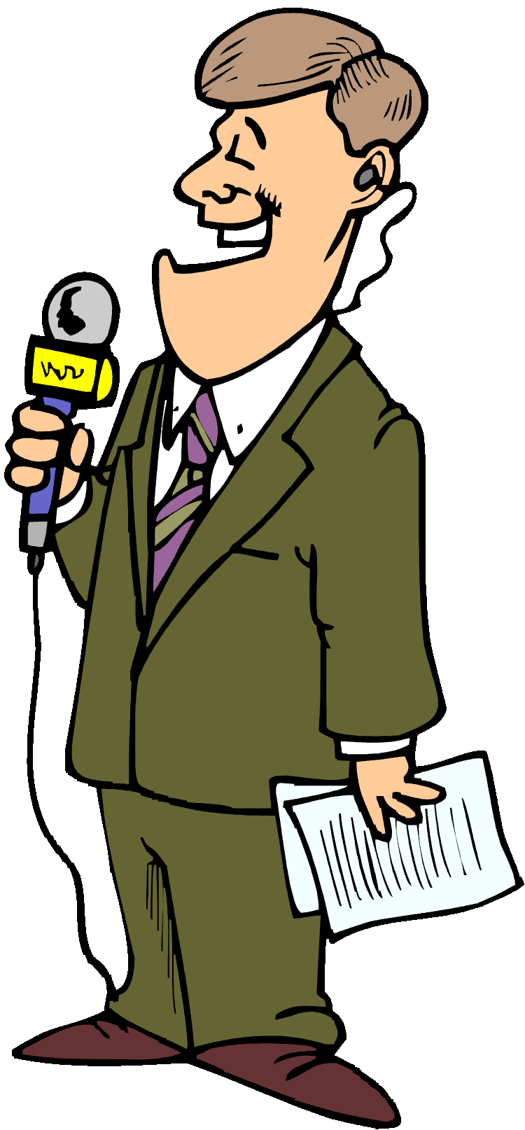 News Reporter Clipart - Cliparts.co