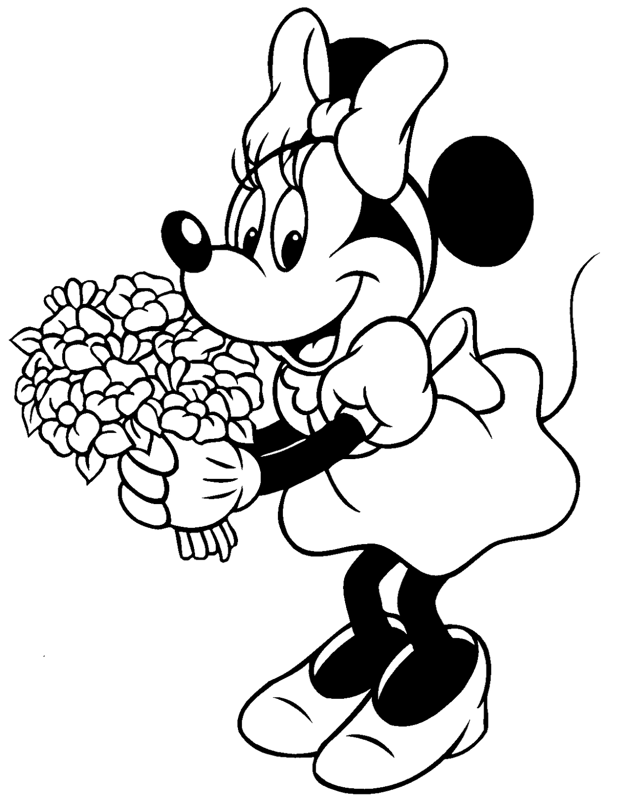 Minnie mouse coloring picture,minnie mouse coloring pages - Prints ...