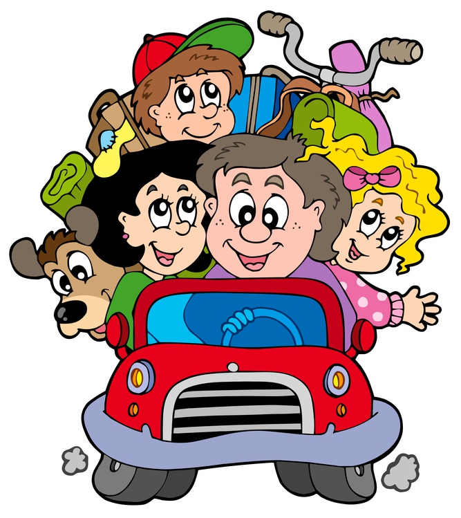 clipart family in car - photo #44