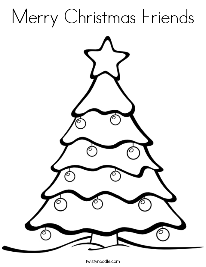 printable Merry Christmas Coloring Pages for kids | Best Coloring ...