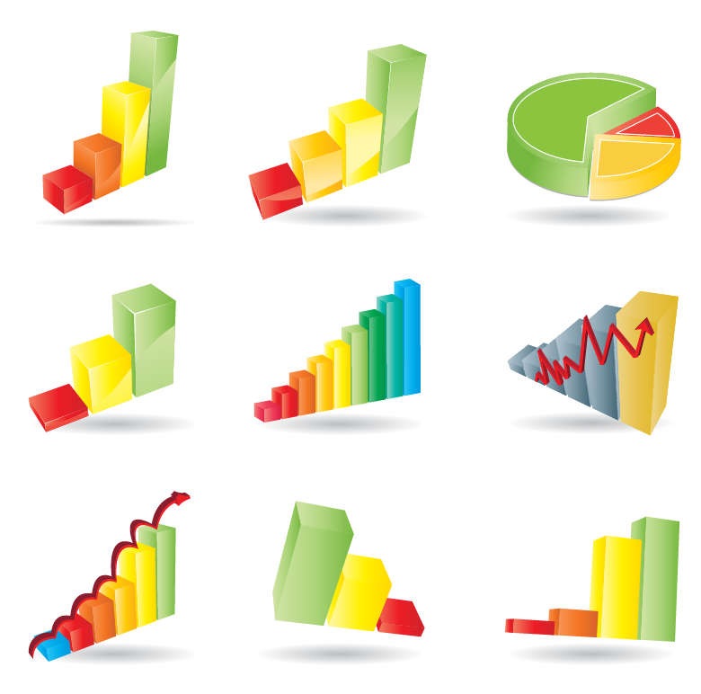 Business Charts Vector Set | Free Vector Graphics | All Free Web ...