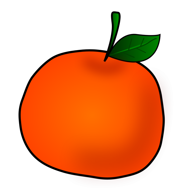 Free Stock Photos | Illustration of an orange | # 14419 ...