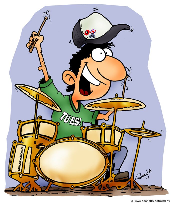 Cartoon Drums | lol-rofl.com