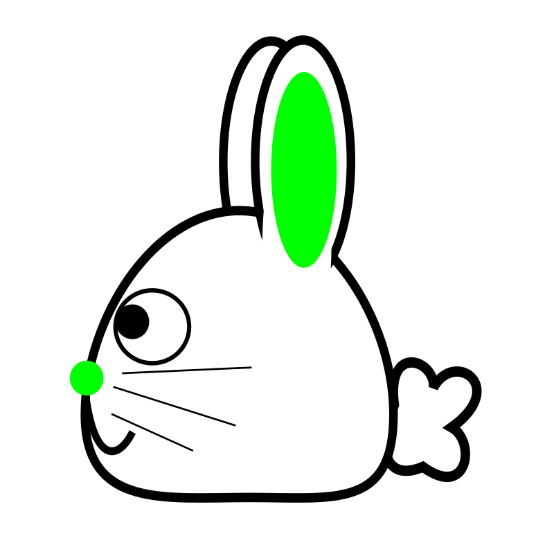 Spring Bunny 4 - Free Cute Clip Art - BCDownload.