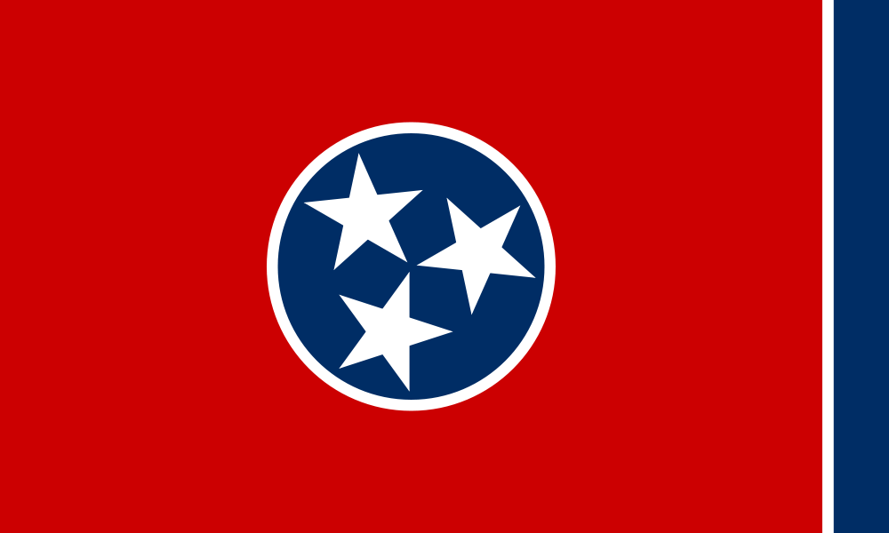 Tennessee: Flags - Emblems - Symbols - Outline Maps