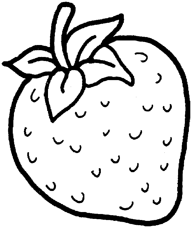 Strawberry 3 Coloring Pages | Kid's Summer Coloring Fun | Pinterest