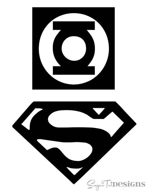 1 In Superman Logo Template - NextInvitation Templates