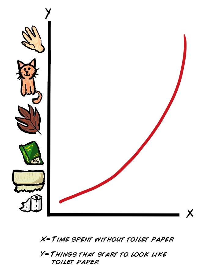 What (Not) to do When You Run Out of Toilet Paper [CHART] | Fancy ...