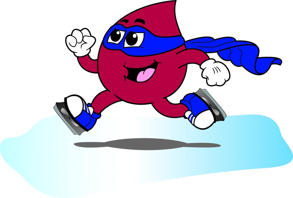 Skate with Captain Hemoglobin! 1/21 from 11am – 2pm | Kennedy Plaza