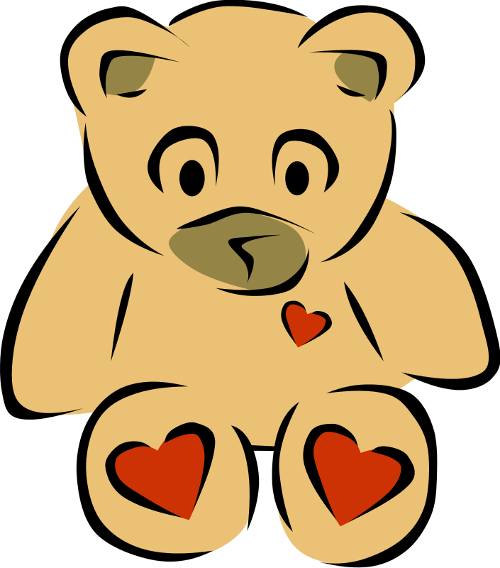 teddy bear face clip art - photo #10