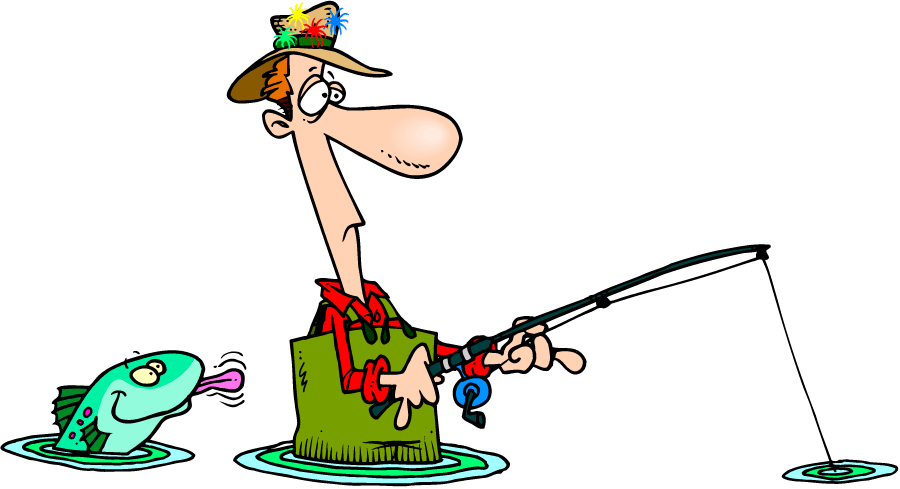 Cartoon Fishing Rod Pictures