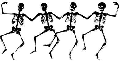 halloween skeletons clip art | Indesign Art and Craft