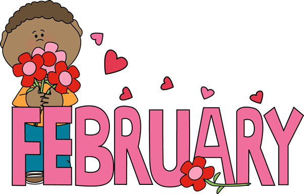 Month of February Valentine's Day Clip Art - Month of February ...