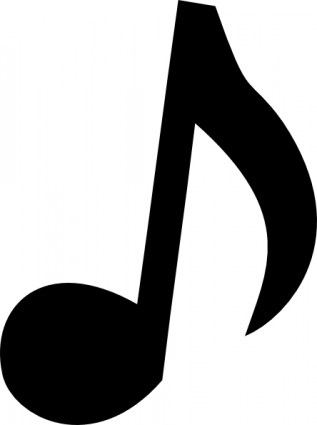 Musical Note 2 clip art Free vector in Open office drawing svg ...