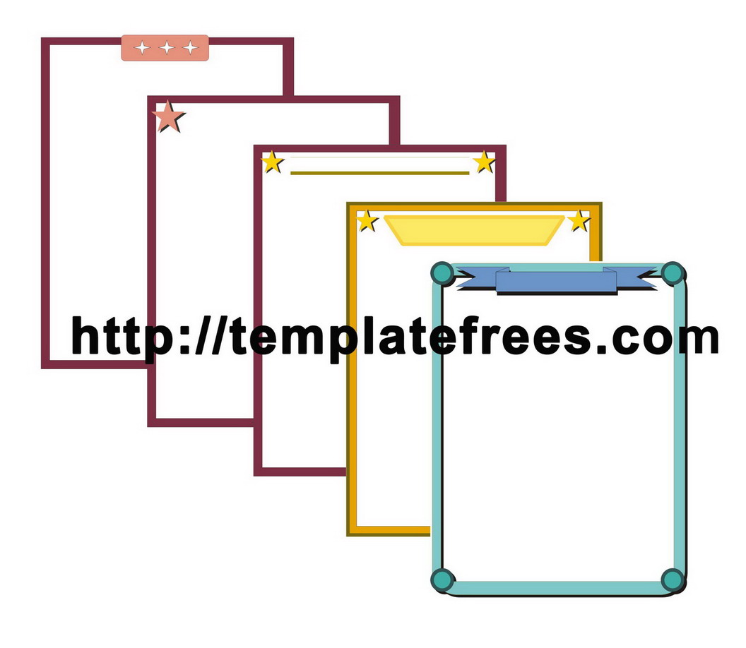 Free Printable Page Border Boxes Design
