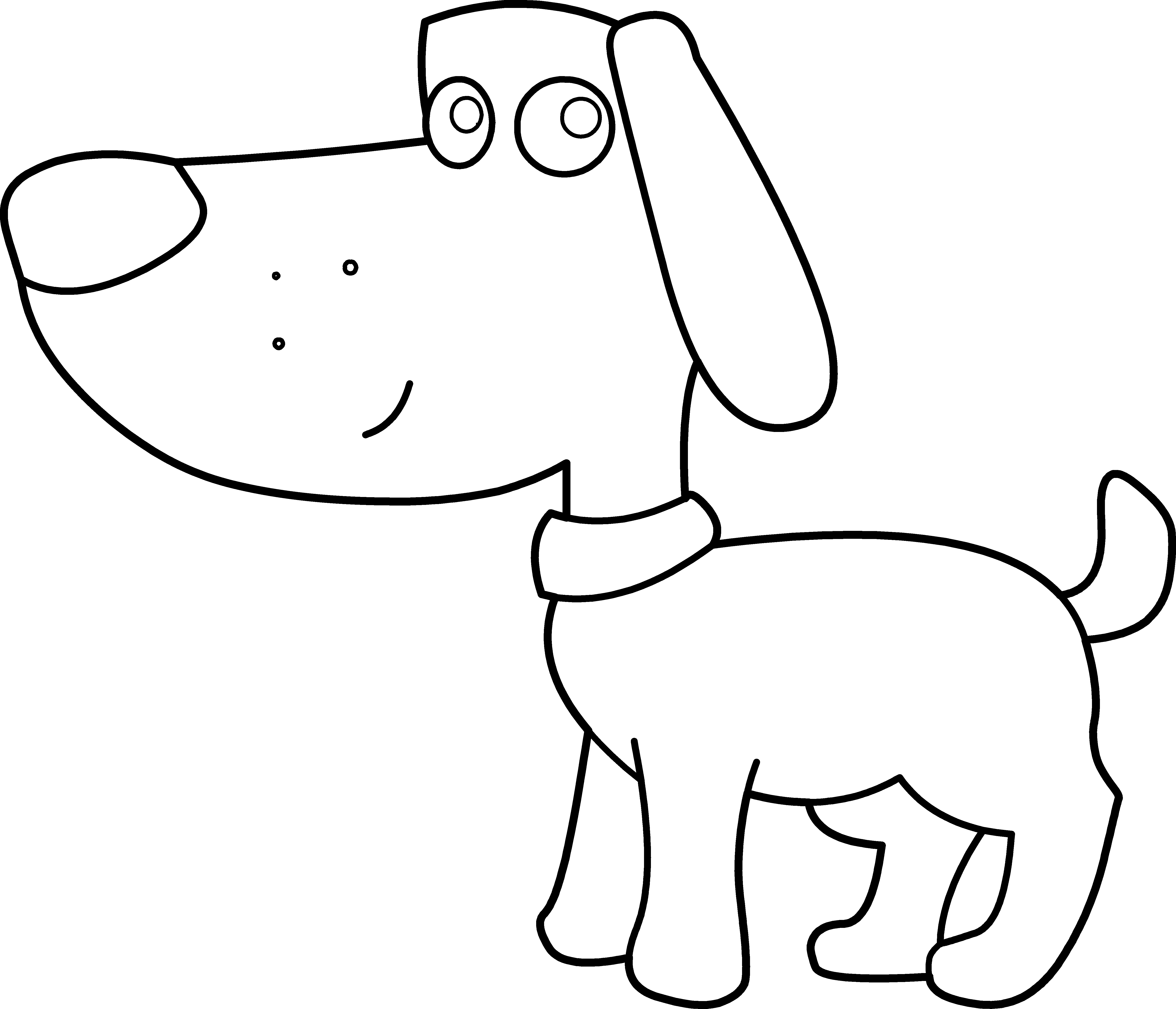 Dog Face Clip Art Black And White | Clipart Panda - Free Clipart ...