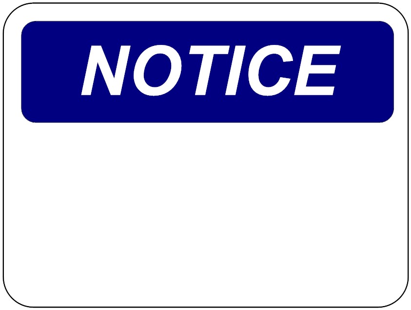 Boarder Notice Sign Example SmartDraw Cliparts co