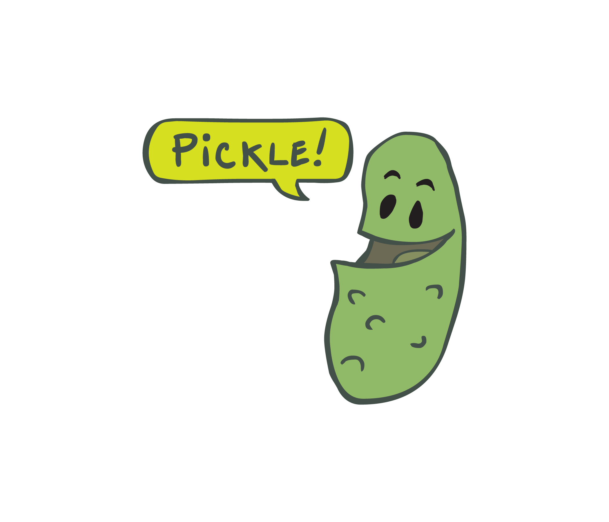 Images For > Cartoon Pickle Jar