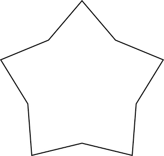 Concave Equilateral Decagon | ClipArt ETC