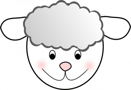 Smiling Good Sheep Clip Art-vector Clip Art-free Vector Free Download