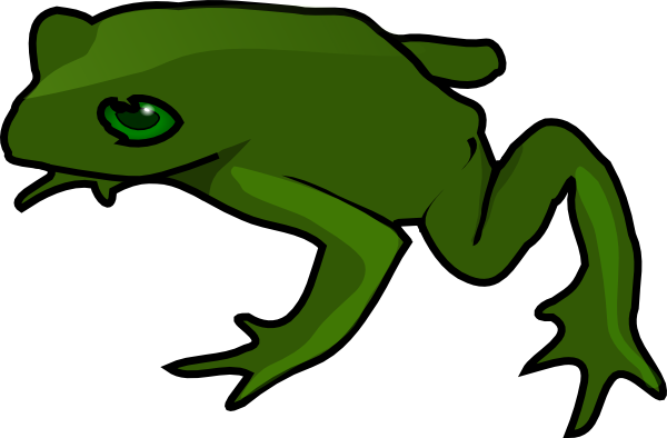 Frog 5 clip art - vector clip art online, royalty free & public domain