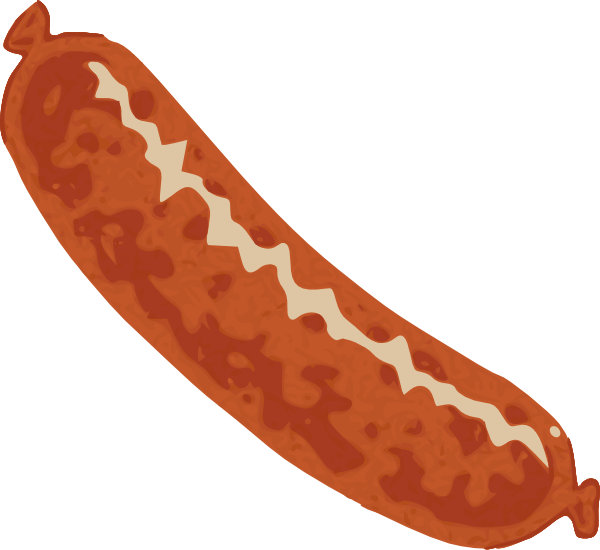 Sausage clip art - vector clip art online, royalty free & public ...