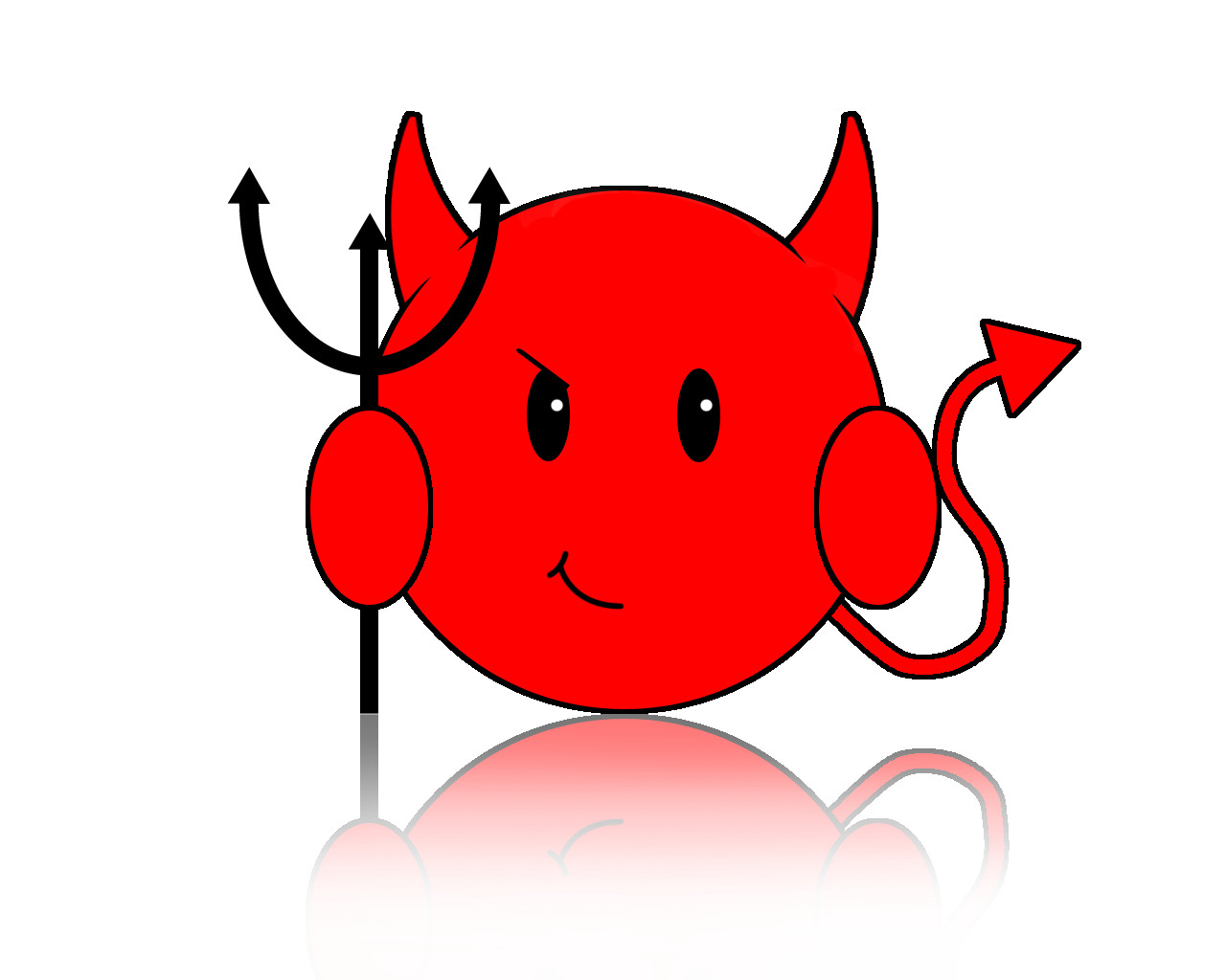 Images For > Cartoon Devil Face