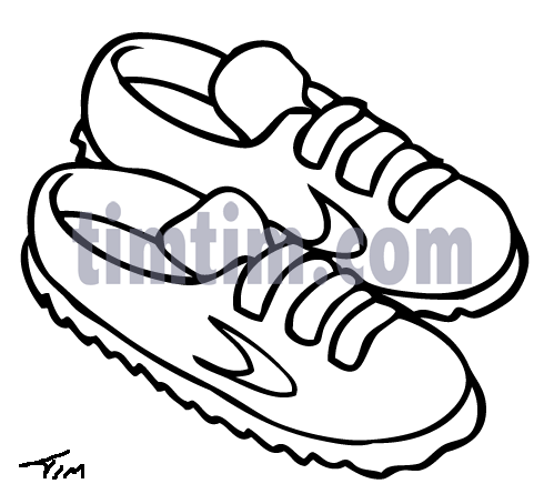 Trainers Cartoon Pair Of Shoes | Clipart Panda - Free Clipart Images