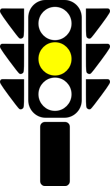 Traffic Semaphore Yellow Light clip art - vector clip art online ...