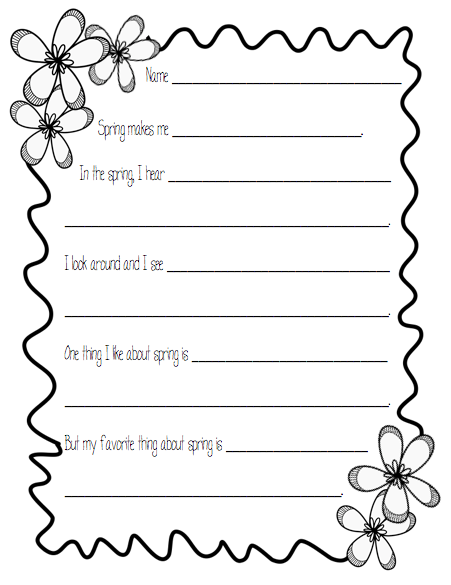 Lined Writing Paper With Border