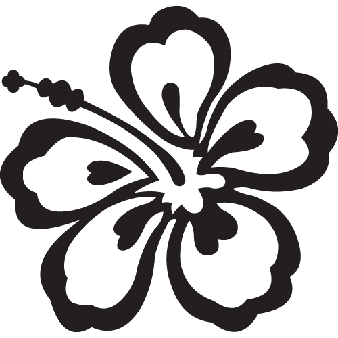 Pix For > Aloha Hibiscus Flowers Clip Art