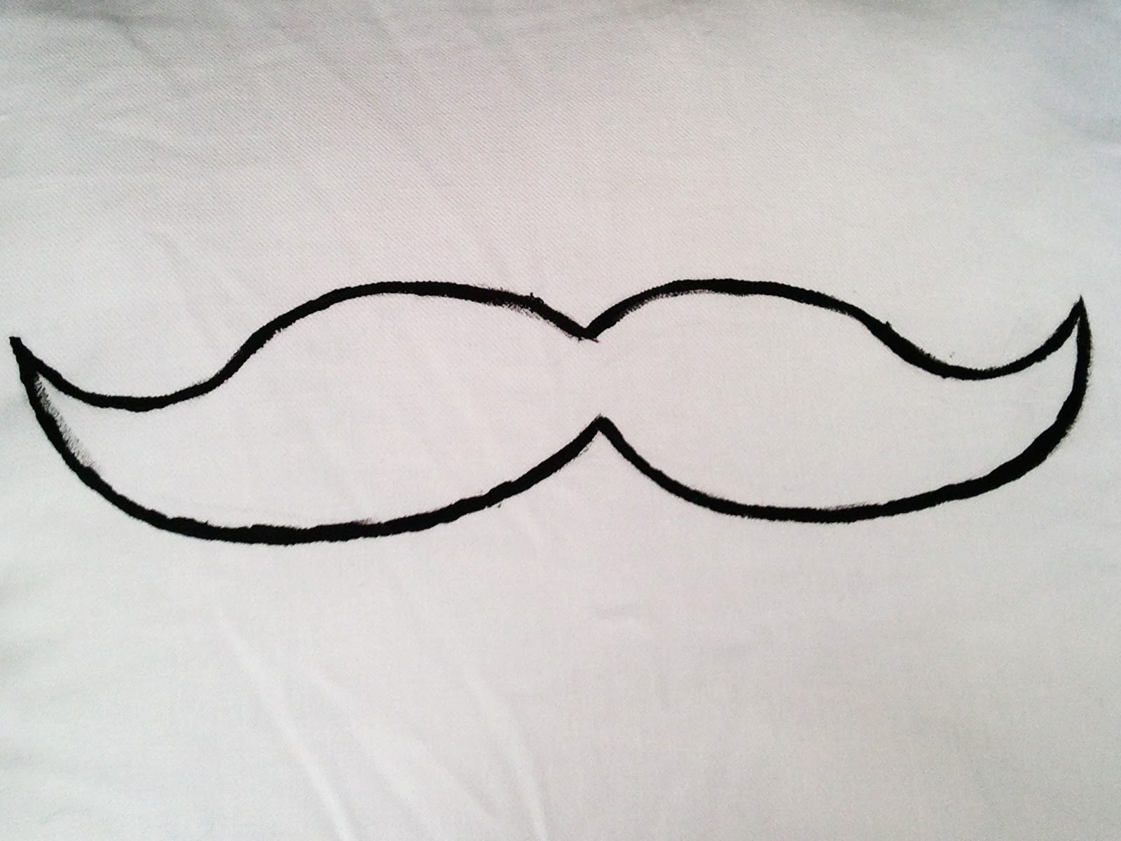 Images For > White Mustache Outline
