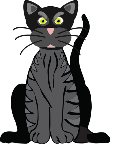 clipart scared cat - photo #20