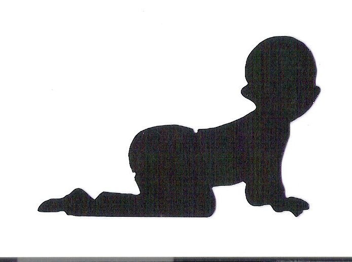 Silhouette Clip Art: Free Baby Silhouettes Clip Art