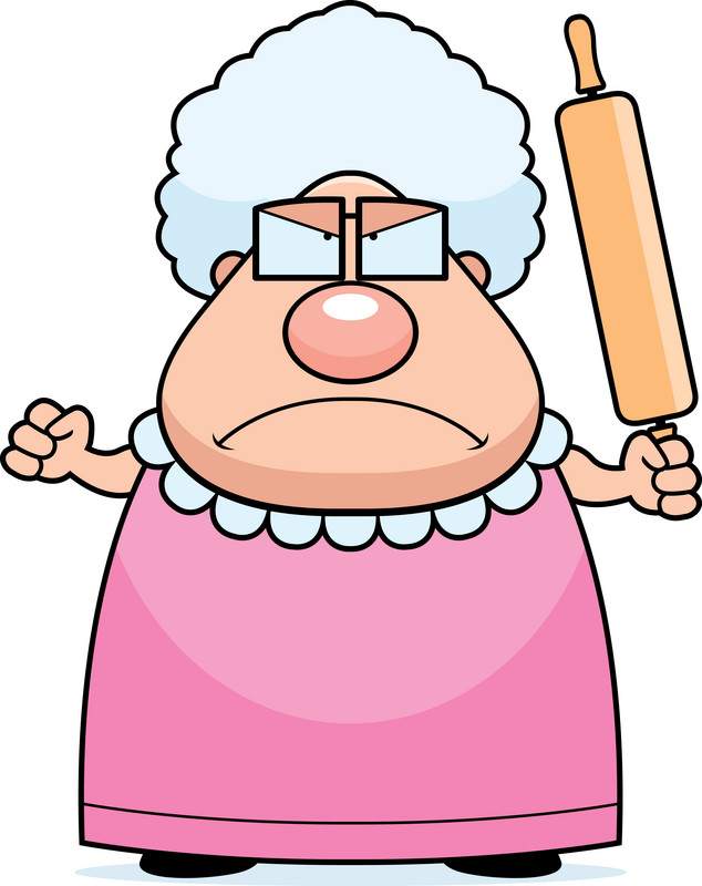 Cartoon Sketch Drawing Old Lady Grandmas Caricatures for Beginner