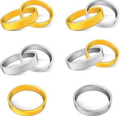 Gold Wedding Rings clip art Vector clip art - Free vector for free ...