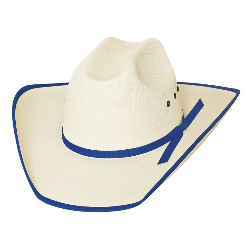 Bullhide "Lucky Eight" Off White with Blue Cowboy Hat