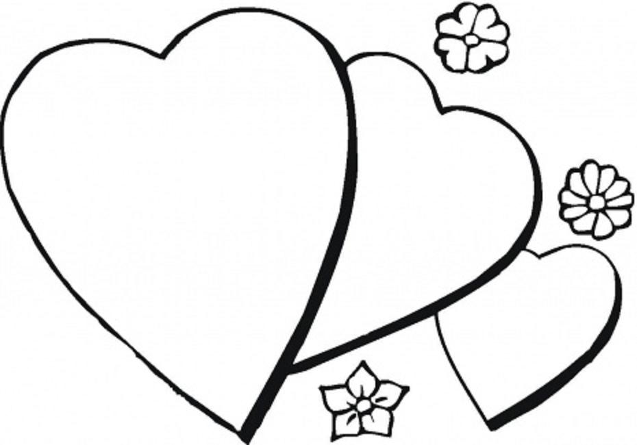 Romantic Hearts Coloring Pages | Coloring